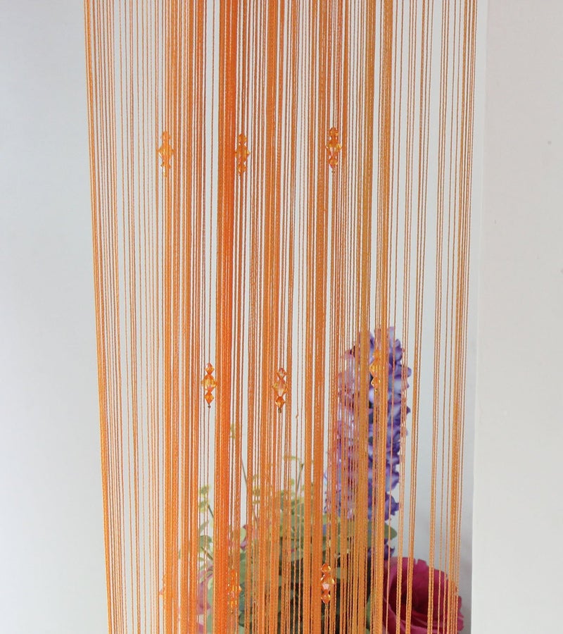 FUT String Tassel Crystal Beads Curtain, Partition Door Curtain Beaded String Curtain Door Screen Panel Home Decor Divider for Bridal Chamber Room Beauty Salon Bedroom New Home Hotel Decoration 1x2m - Image 2